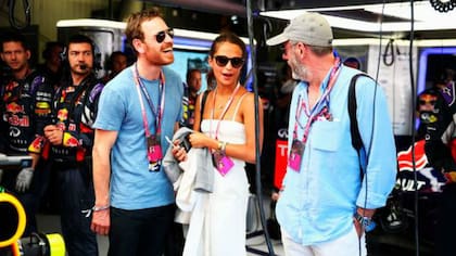 Con Michael Fassbender, su pareja