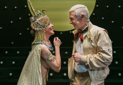 Con Mónica Ayos, en una de las primeras escenas de la película de Diego Lerman