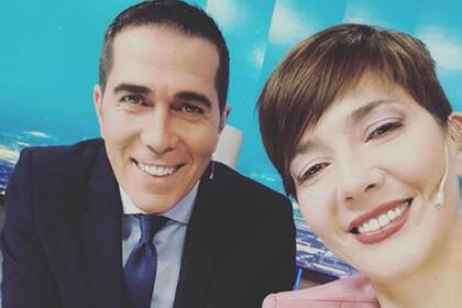 Cristina Pérez y Rodolfo Barili conducen Telefé Noticias hace 17 años