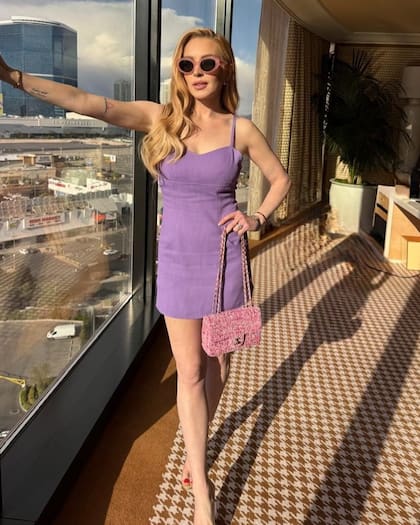 Con Netflix y Disney, Lindsay volvió al centro de la escena (Foto: Instagram @lindsaylohan)