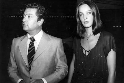 Con Patricia Langan, en una comida benéfica