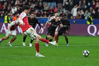 Con penal agónico, Arsenal salva empate 1-1 ante Leverkusen en la Champions