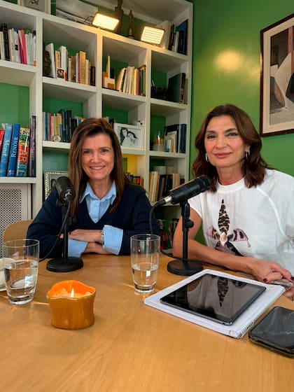 Con Pilar Sordo, una de sus entrevistadas