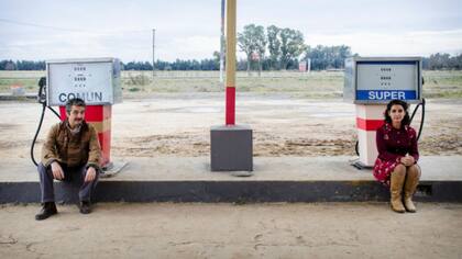 Con Ricardo Darín, su co-protagonista en Kóblic