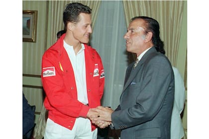 Con Schumacher, en el regreso de la Fórmula 1 a la Argentina