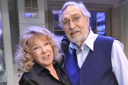 Con Solita Silveyra, su última gran compañera en escena, con quien increíblemente no había trabajado antes