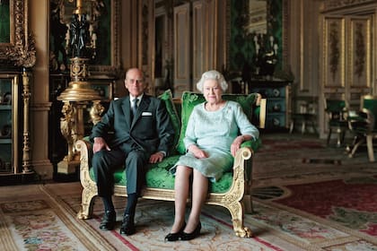 Con su amado Felipe en el Castillo de Windsor