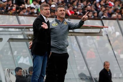 Con su amigo Palermo, como ayudante de campo: "Martín fue el culpable de que yo dirija, sino, no lo hubiese hecho nunca", cuenta, agrega: "Todo eso no me gusto para naaaaaada"