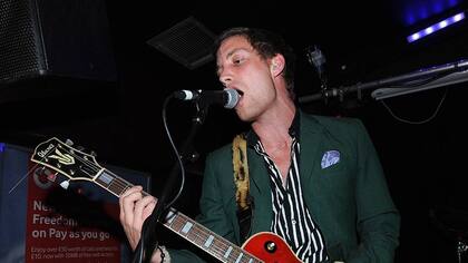 Con su banda Turbogeist durante un concierto en Londres, en septiembre de 2011