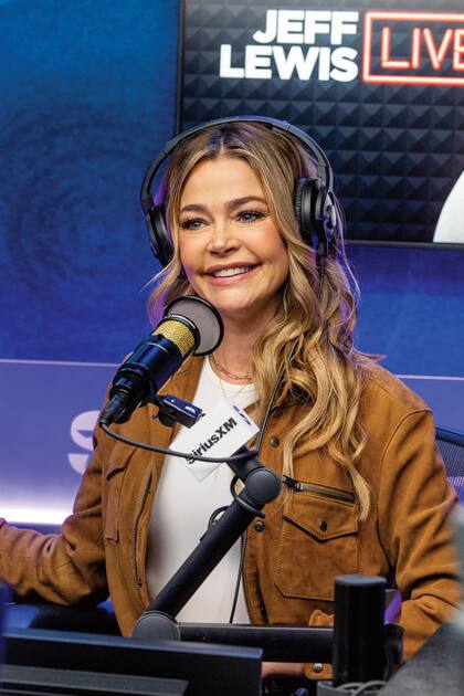 Con su clásico look rubio en el SiriusXM Studio de Los Ángeles, el 26 de enero de este año.
