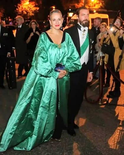 Con su esposa, la princesa Olga de Grecia, considerada por muchos la presunta reina consorte de Italia