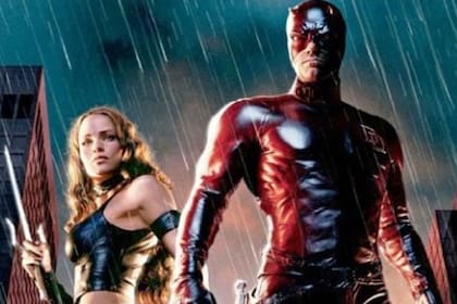 Con su exmarido, Ben Affleck, en Daredevil