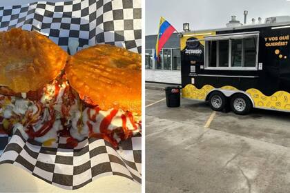 Con su Food Truck Zuteque Exprés, Roberto vende comida venezolana en Utah