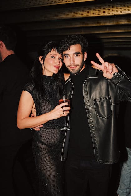 Con su hermano Junior Pisanú