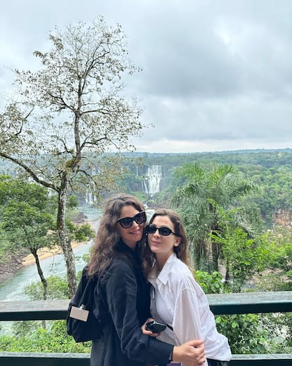 Con su hija Matilde, de 23 años