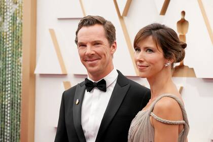 Con su marido, el actor Benedict Cumberbatch