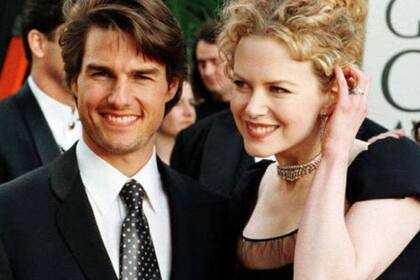 Con su primera esposa, Nicole Kidman