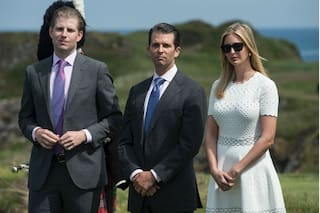 La pobre suma que recibirían hoy los hijos de Donald Trump