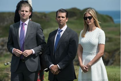 Donald Jr. e Ivanka trabajaron como ejecutivos en la Organización Trump