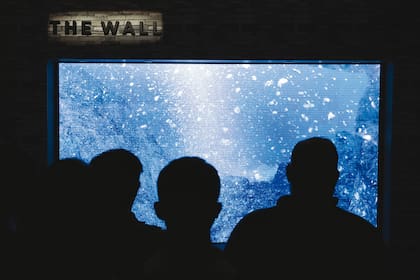 Con tecnología Micro Led, la pared (The Wall) de Samsung fue la vedette de la feria y atrajo a multitudes