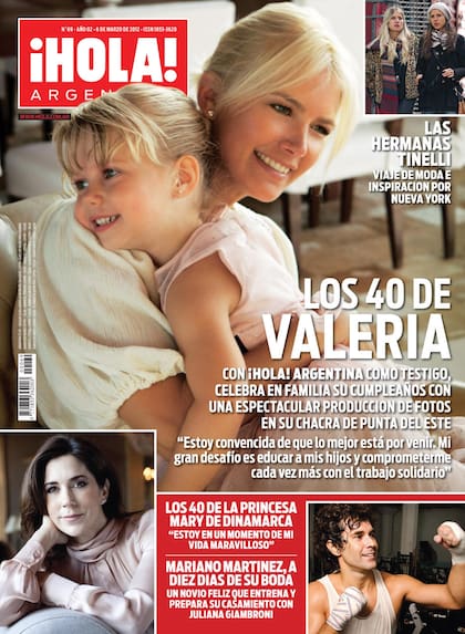 Con tres años, protagonizó una tierna producción para celebrar los 40 de su famosa mamá.