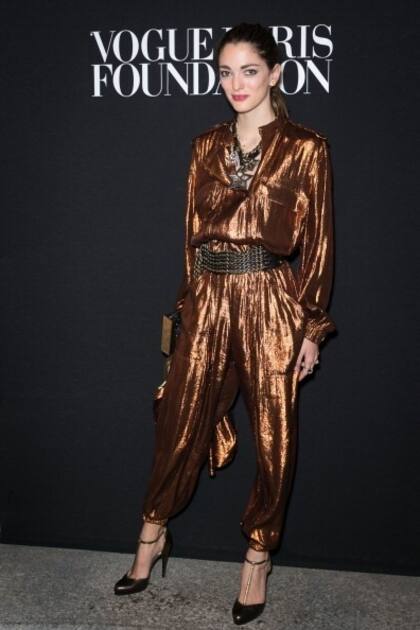 Con un jumpsuit de Lanvin en la gala de Vogue del Museo Galliera, en París