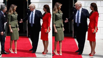 Con un look total red, Juliana Awada deslumbró a todos los allí presentes