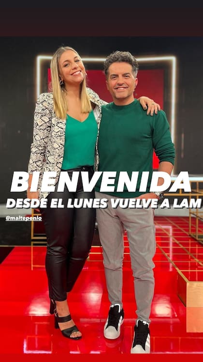 Con un posteo en las redes, Ángel de Brito le dio la bienvenida a Maite Peñoñori a LAM (Foto: Instagram @angeldebritooki)