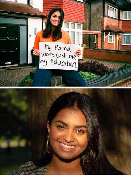 Con una acción para ayudar a chicas que no podían acceder a productos de higiene, Amika George inició un camino de lucha que hoy la ubica entre las defensoras más visibles de los derechos de la mujer