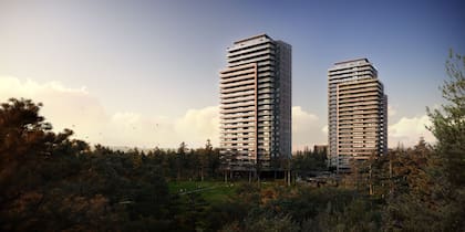 Con una inversión de US$104 millones, Quartier contarán con dos torres gemelas espejadas de 24 pisos cada una
