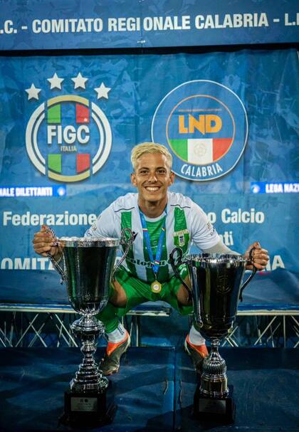 Con Vigor Lamezia fue campeón del campeonato de Eccellenza y de la Supercopa de Calabria