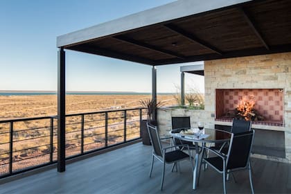 Con vista panorámica al lago.