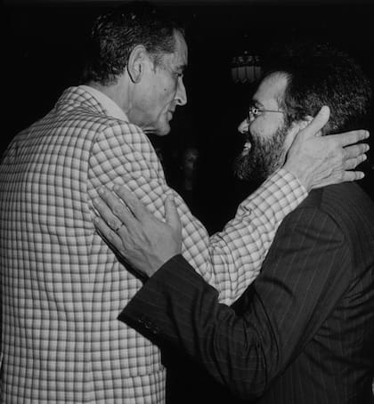 Con Vittorio Gassman