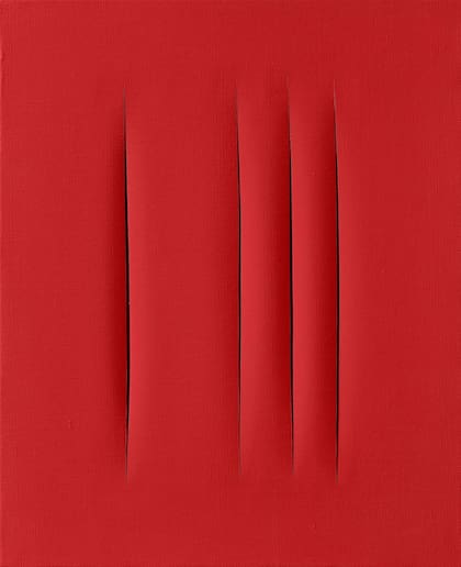 "Concetto Spaziale, Attese" (1965-66), del rosarino Lucio Fontana, se ofrecerá por cuatro millones de euros en Art Basel