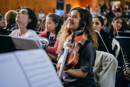 jóvenes músicos en Iguazú en Concierto