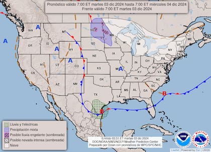 Condiciones de viaje peligrosas en el noreste: las ráfagas de viento de hasta 80 km/h y acumulaciones de nieve superiores a 30 centímetros dificultarán la visibilidad y el tránsito en Nueva York y Pensilvania