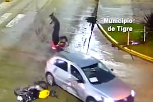 Conductor realiza maniobra imprudente en le ruta 9 y casi mata a un delivery que iba en moto