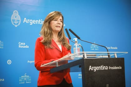 Gabriela Cerruti, portavoz de la Presidencia