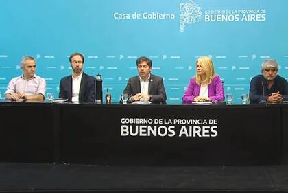 Conferencia de prensa de Axel Kicillof