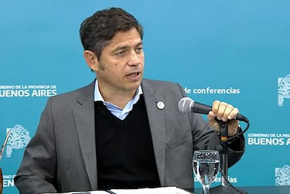 Conferencia de prensa de Axel Kicillof