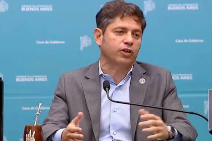 Conferencia de prensa de Axel Kicillof