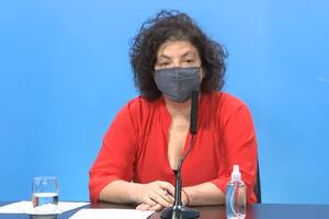 Conferencia de prensa de Carla Vizzotti