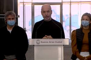 Conferencia de prensa de Horacio Rodríguez Larreta