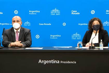 Juan Manzur y Carla Vizzotti