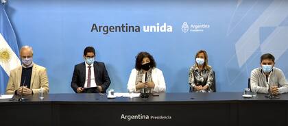 Conferencia de prensa de la ministra Vizzotti