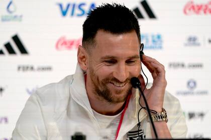 Conferencia de prensa de Lionel Messi