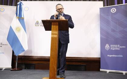 Conferencia de prensa de Matías Kulfas, ministro de Desarrollo Productivo.