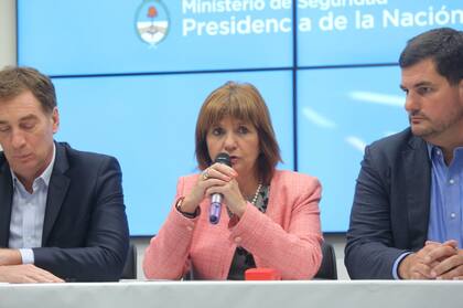 Conferencia de prensa de Patricia Bullrich