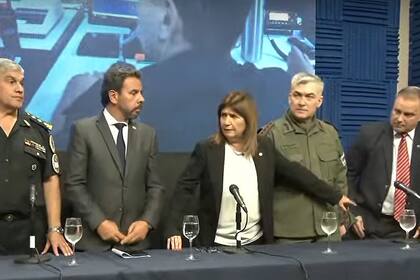 Conferencia de prensa de Patricia Bullrich
