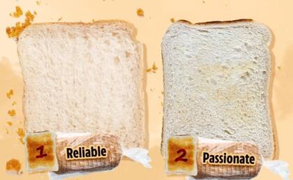 Confiable y apasionado.